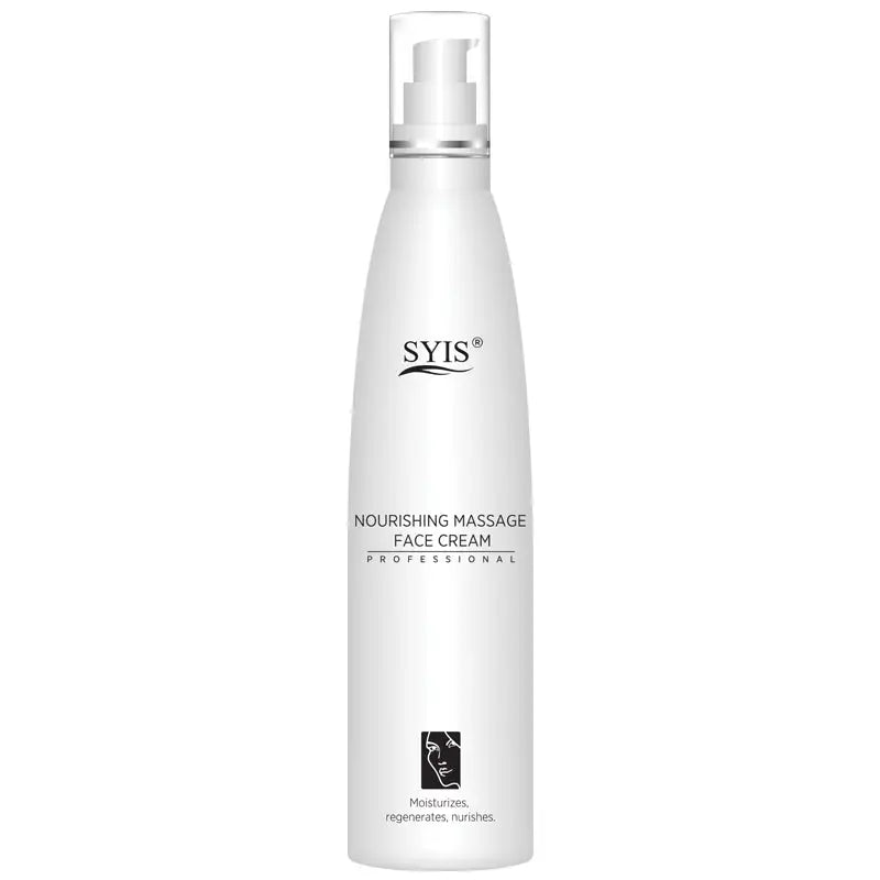 Weiße Flasche mit Pumpen für Gesichtsmaske Syis Ernährungscreme 200 ml