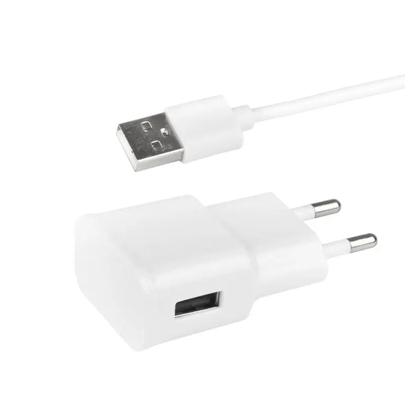 Weiße USB-Ladegerät und Kabel für Syis Microneedle Pen Stift 05 Silber