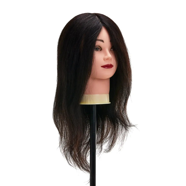 Trainingskopf Friseur Gabbiano WZ1 Naturhaar Farbe 1# Länge 16’’