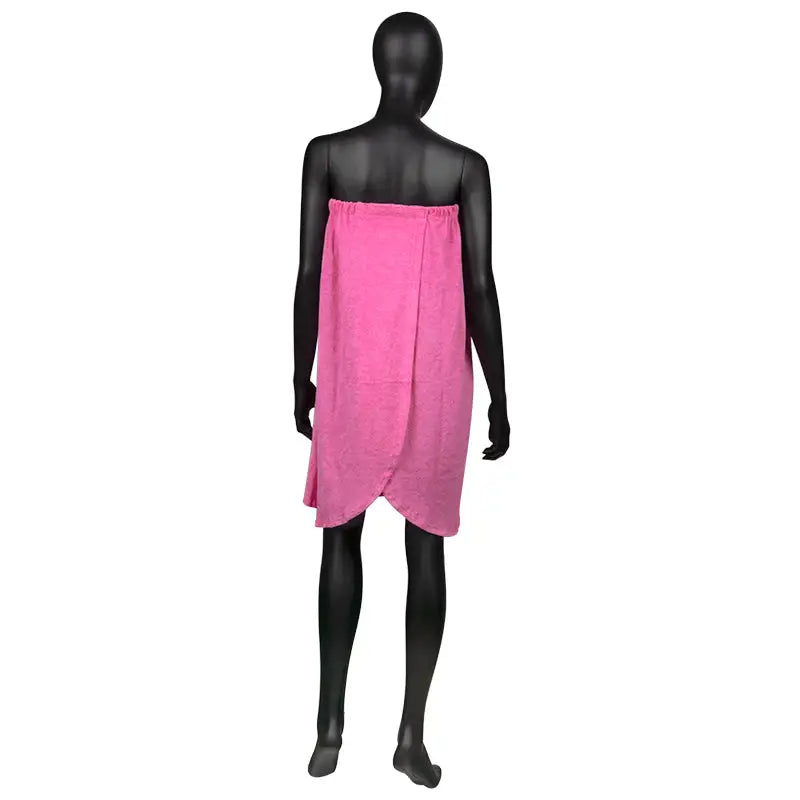 Pinkes Handtuch Wrap aus Frottee für Damen im Produkt Umhang Frotte Nr. 10 rosa