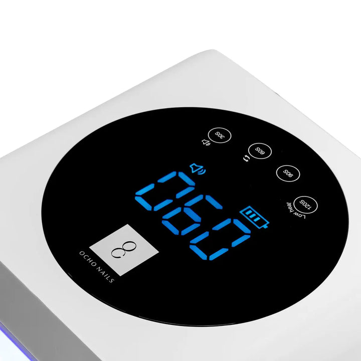 UV LED OCHO NÄGEL X22 72W AKU Lampe kabellos weiß mit Spiegelboden - UV-LED-Nagellampe