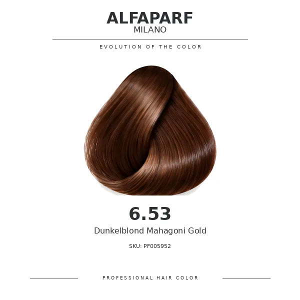 Alfaparf Milano Evolution of the Color Warm Browns 6.53 Dunkelblond Mahagoni Gold PF005952