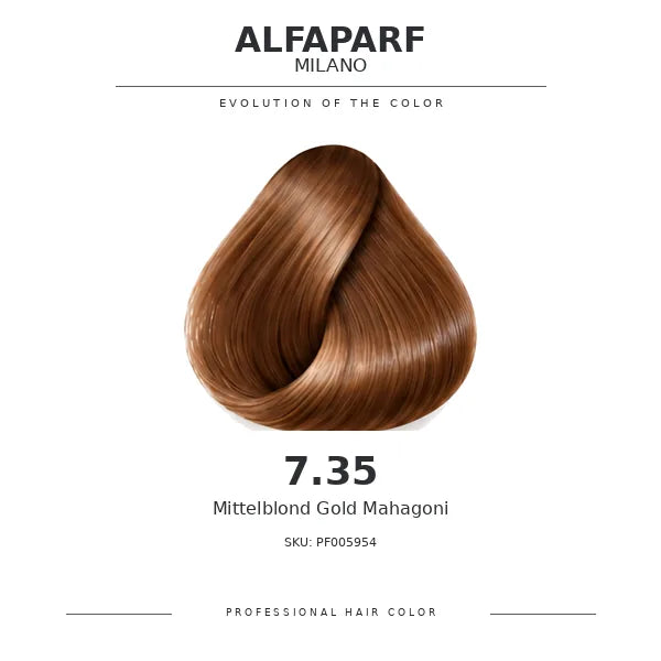 Alfaparf Milano Evolution of the Color Warm Browns 7.35 Mittelblond Gold Mahagoni PF005954