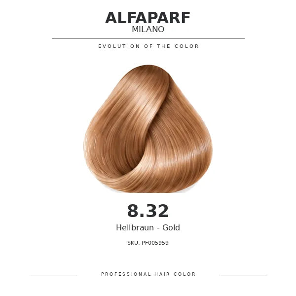 Alfaparf Milano Evolution of the Color Warm Browns 8.32 Hellbraun Gold PF005959