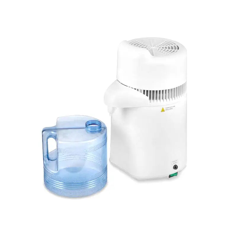 Wasserdestillationsgerät mit Sammelbehälter für reines Wasser