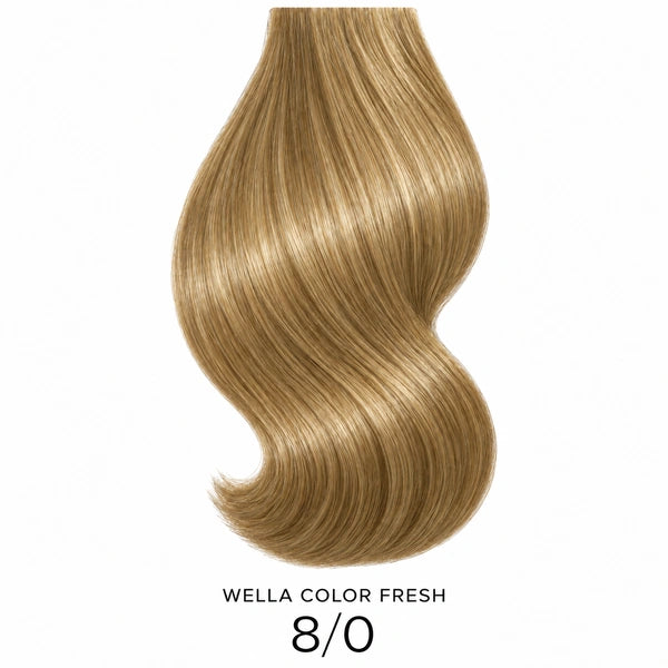 Wella Color Fresh 8/0 – Haarfarbmuster
