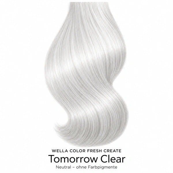 Wella Color Fresh Create Tomorrow Clear – neutrale Haarillustration ohne Farbpigmente im einheitlichen Design