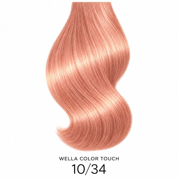 Wella Color Touch 10/34 – Haarfarbmuster im einheitlichen Design