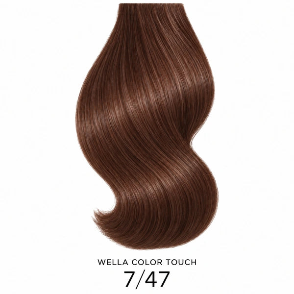 Wella Color Touch 7/47 – Haarfarbmuster im einheitlichen Design