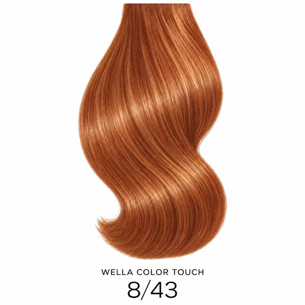Wella Color Touch 8/43 – Haarfarbmuster im einheitlichen Design