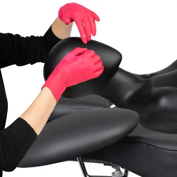 Wimpern-Behandlungsstuhl Ivette Schwarz - Friseurstuhl
