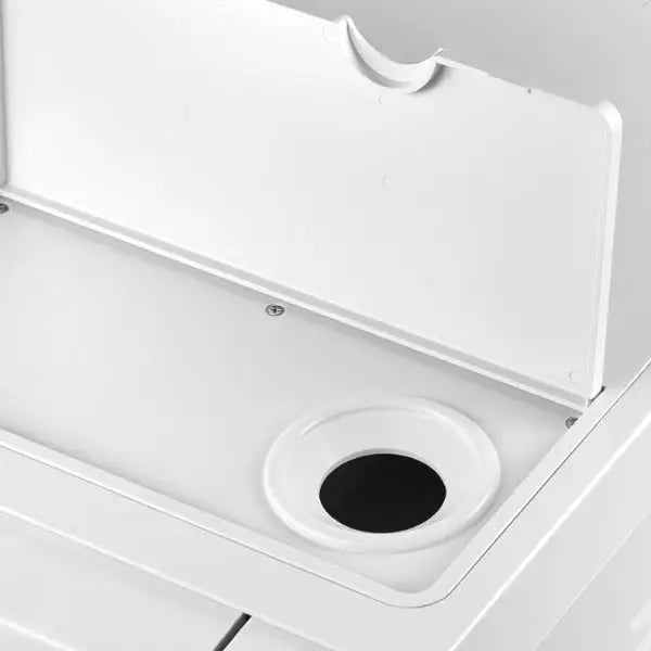 Weißes Autoklaven mit runder Öffnung für medizinische Sterilisation